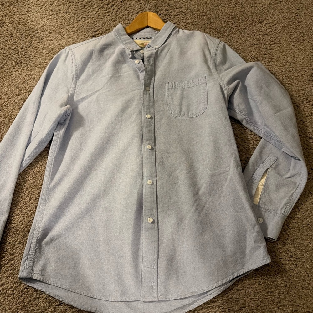 1901 Light Blue Casual Button Down Shirt - Picture 10 of 10